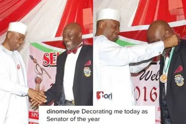 Photos: Senator Dino Melaye Crowned the National Assembly